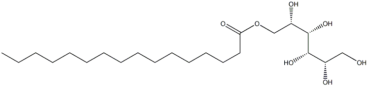 L-Mannitol 6-hexadecanoate 구조식 이미지
