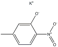 Potassium 5-methyl-2-nitrophenolate Structure