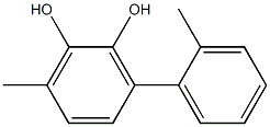 3-(2-Methylphenyl)-6-methylbenzene-1,2-diol 구조식 이미지