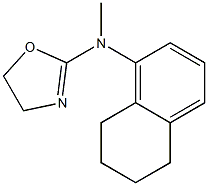 5,6,7,8-Tetrahydro-N-methyl-N-(2-oxazolin-2-yl)-1-naphthalenamine 구조식 이미지