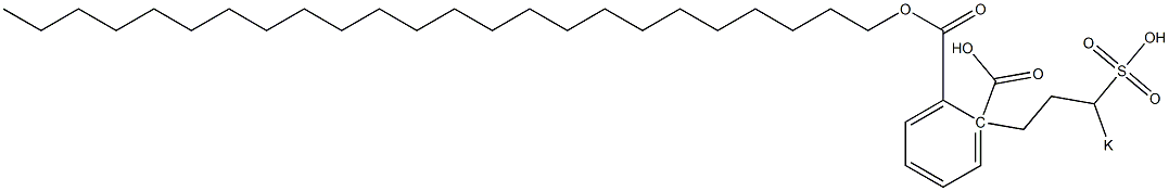 Phthalic acid 1-tetracosyl 2-(3-potassiosulfopropyl) ester 구조식 이미지