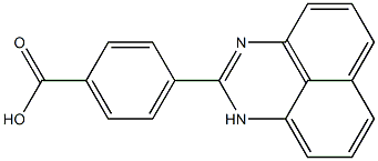 4-(1H-Perimidin-2-yl)benzoic acid 구조식 이미지