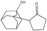 3-(2-Oxocyclopentyl)adamantan-1-ol 구조식 이미지