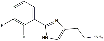 2-[2,3-Difluorophenyl]-1H-imidazole-4-ethanamine Structure