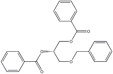 (2S)-3-Benzyloxypropylene glycol dibenzoate Structure