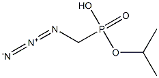 (Azidomethyl)phosphonic acid methylethyl ester Structure