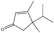 4-Isopropyl-3,4-dimethyl-2-cyclopenten-1-one Structure