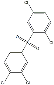 2,5-Dichlorophenyl 3,4-dichlorophenyl sulfone Structure