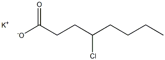 4-Chlorocaprylic acid potassium salt Structure