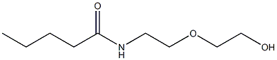 N-(5-Hydroxy-3-oxapentan-1-yl)pentanamide 구조식 이미지