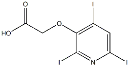 [(2,4,6-Triiodopyridin-3-yl)oxy]acetic acid Structure