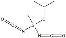 Methyldiisocyanatoisopropoxysilane 구조식 이미지