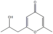 2-(6-Methyl-4-oxo-4H-pyran-2-yl)-1-methylethanol Structure