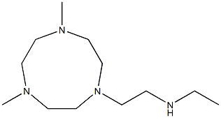 1,7-Dimethyl-4-[2-(ethylamino)ethyl]-1,4,7-triazacyclononane Structure