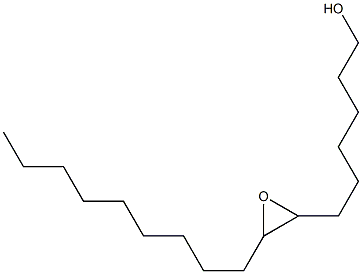 7,8-Epoxyheptadecan-1-ol Structure