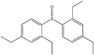 Bis[2,4-diethylphenyl] sulfoxide 구조식 이미지