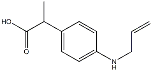 2-[4-(Allylamino)phenyl]propionic acid 구조식 이미지