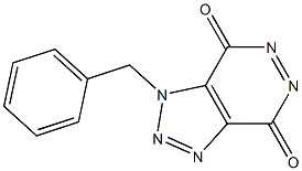 1-Benzyl-1H-1,2,3-triazolo[4,5-d]pyridazine-4,7-dione Structure