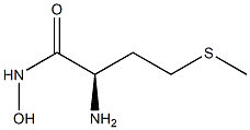 (R)-2-Amino-N-hydroxy-4-(methylthio)butanamide 구조식 이미지