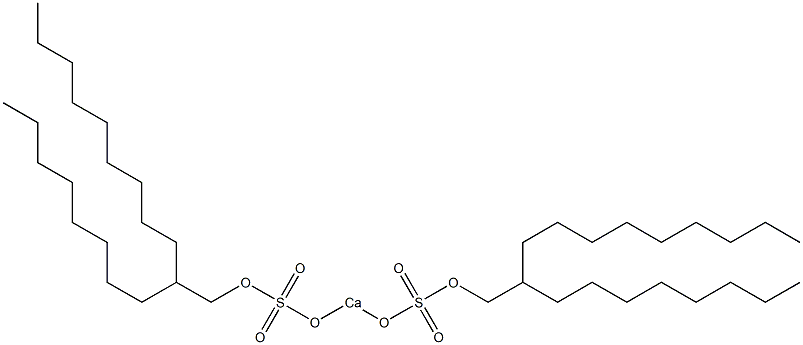 Bis(2-octylundecyloxysulfonyloxy)calcium 구조식 이미지