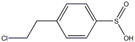 p-(2-Chloroethyl)benzenesulfinic acid 구조식 이미지