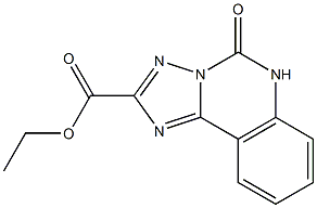 5,6-Dihydro-5-oxo[1,2,4]triazolo[1,5-c]quinazoline-2-carboxylic acid ethyl ester Structure