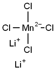 Dilithium tetrachloromanganate(II) Structure