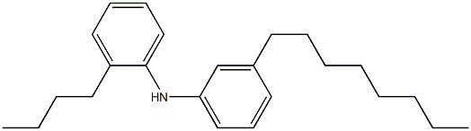2-Butyl-N-(3-octylphenyl)aniline 구조식 이미지