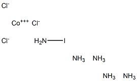 Iodopentamminecobalt(III) chloride 구조식 이미지