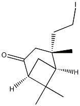 (1S,2R,5S)-2-(2-Iodoethyl)pinan-4-one 구조식 이미지