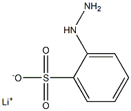 2-Hydrazinobenzenesulfonic acid lithium salt Structure