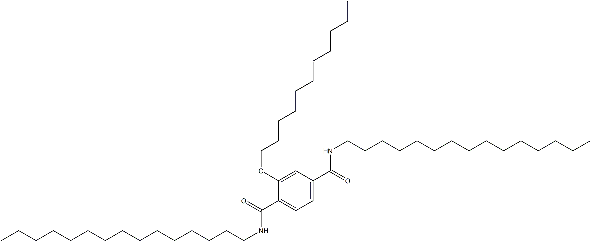 2-(Undecyloxy)-N,N'-dipentadecylterephthalamide 구조식 이미지