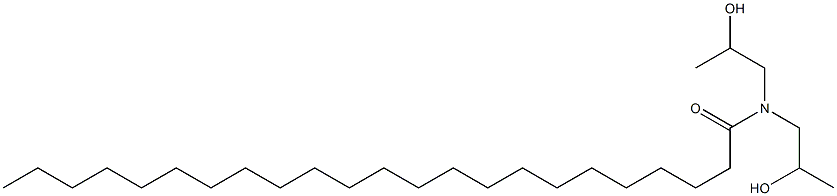 N,N-Bis(2-hydroxypropyl)tricosanamide Structure