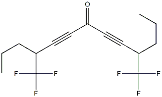 Trifluoromethyl(1-hexynyl) ketone 구조식 이미지