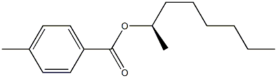(-)-p-Toluic acid (R)-1-methylheptyl ester 구조식 이미지