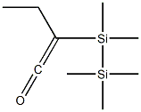 Ethyl(pentamethyldisilanyl)ketene 구조식 이미지