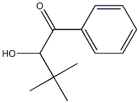 1-Phenyl-2-hydroxy-3,3-dimethyl-1-butanone 구조식 이미지