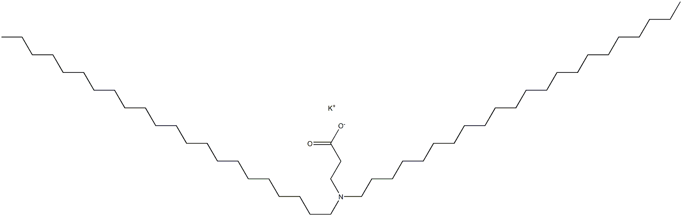 3-(Didocosylamino)propanoic acid potassium salt 구조식 이미지