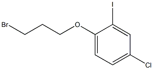 1-(3-Bromopropoxy)-2-iodo-4-chlorobenzene 구조식 이미지