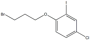 1-(3-Bromopropoxy)-2-iodo-4-chlorobenzene Structure