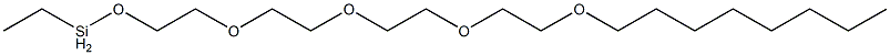 Ethyl[2-[2-[2-[2-(octyloxy)ethoxy]ethoxy]ethoxy]ethoxy]silane 구조식 이미지