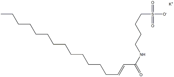 4-(2-Hexadecenoylamino)-1-butanesulfonic acid potassium salt Structure