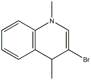 3-Bromo-1,4-dihydro-1,4-dimethylquinoline 구조식 이미지