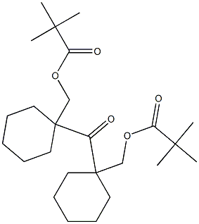 [(Pivaloyloxy)methyl]cyclohexyl ketone 구조식 이미지