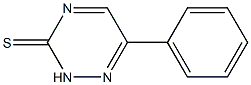 6-Phenyl-1,2,4-triazine-3(2H)-thione 구조식 이미지