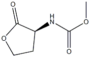 [[(3S)-2-Oxotetrahydrofuran]-3-yl]carbamic acid methyl ester Structure