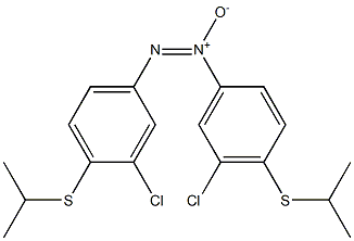 3',5-Dichloro-4,4'-bis(isopropylthio)azoxybenzene 구조식 이미지