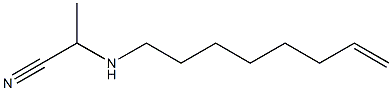 2-(7-Octenylamino)propiononitrile Structure