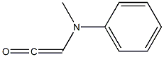 Methyl(phenyl)aminoketene 구조식 이미지