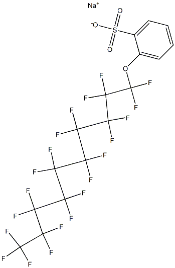 2-(Henicosafluorodecyloxy)benzenesulfonic acid sodium salt 구조식 이미지